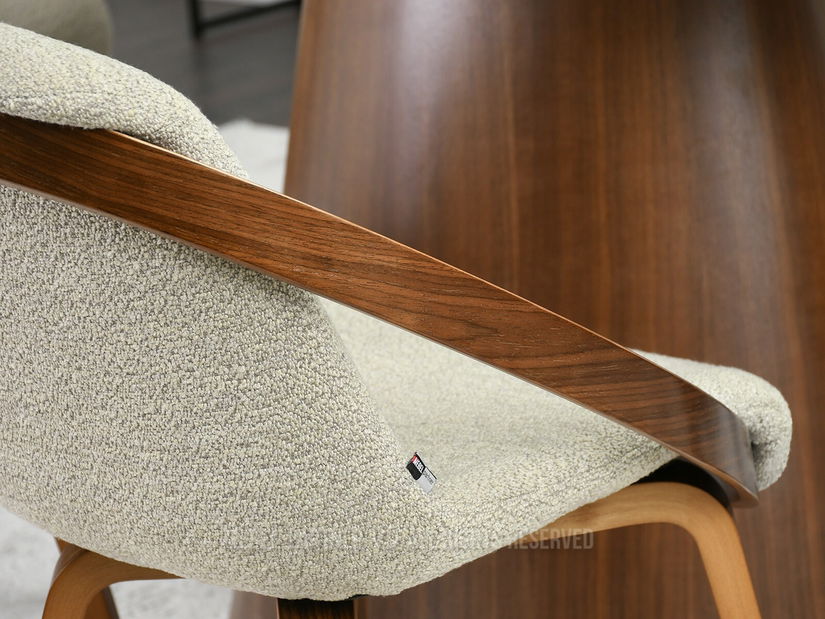 Židle Lila K (béžová + ořech)