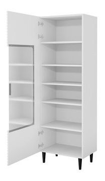 Vitrína Sarlana 1D (černá)