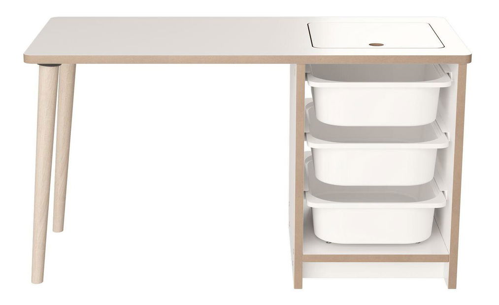 Dětský stolek se židlí Sonka 1 (bílá)