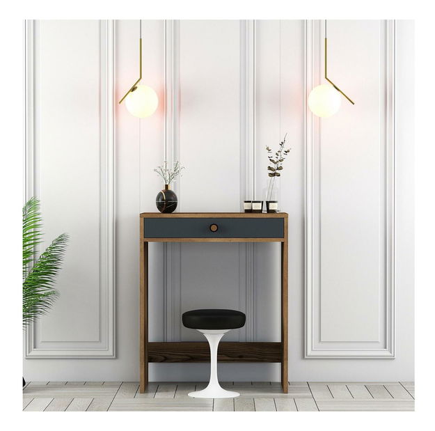 Toaletní stolek Logan 1 (ořech + antracit)