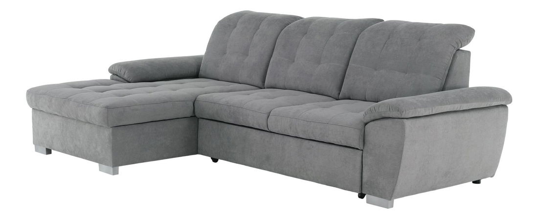 Rohová sedačka Evangelon (šedá) (L)
