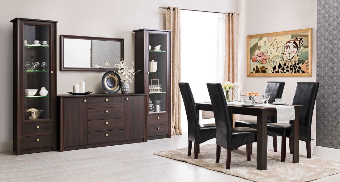 Šatní skříň Fintona F3 (čokoládová)