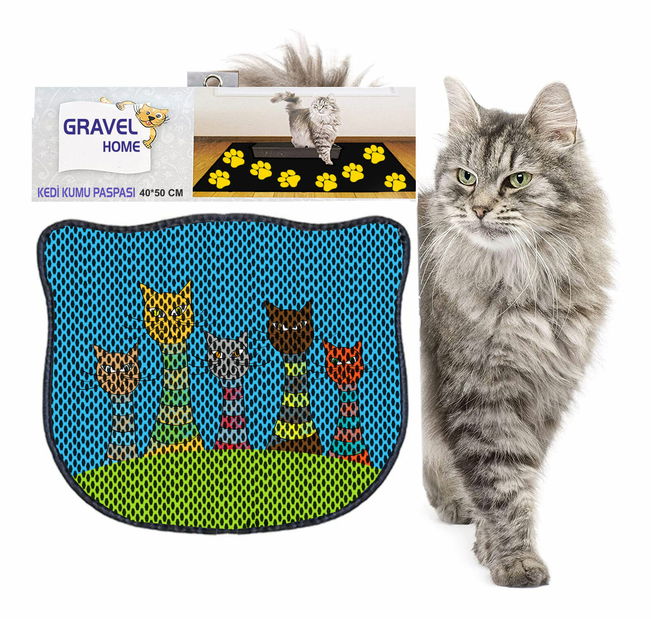 Podložka pod kočičí záchod Kadal 1 (vícebarevné)