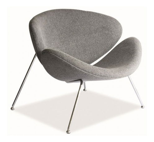 Relaxační křeslo BRW Major šedá