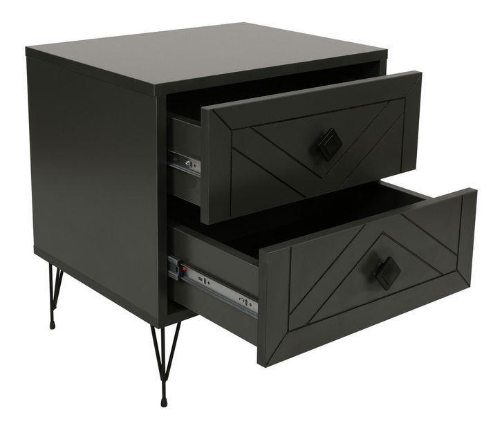 Noční stolek Luana (antracit)