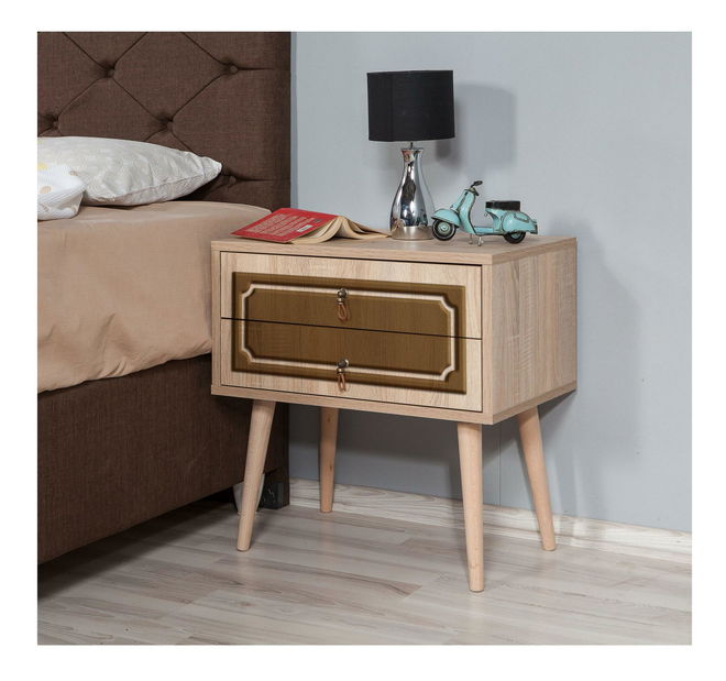 Noční stolek Sopatu 12 (dub sonoma)