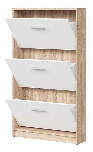 Botník (skříňka na boty) BRW Nepo Plus 30 (dub sonoma + bílá)