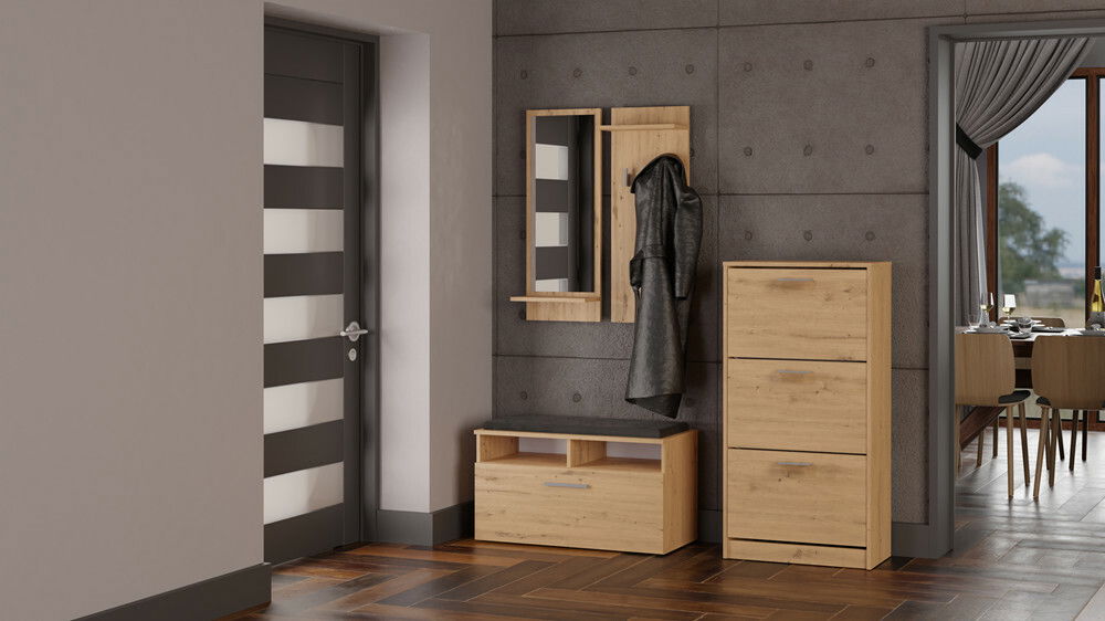 Botník (skříňka na boty) Permanente 1 (dub artisan)