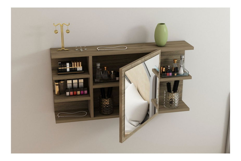 Skříňka na make-up Martian (ořech)