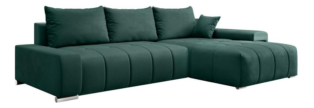 Rohová sedací souprava Vesuv (smaragdová)