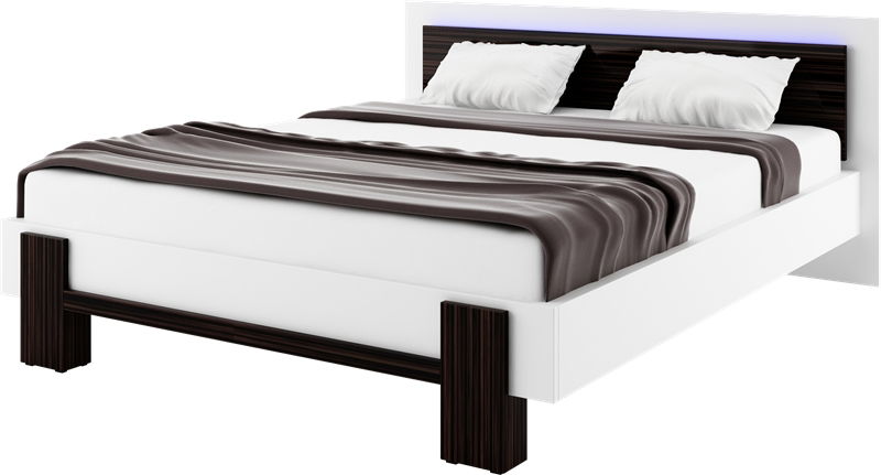 Manželská postel 140 cm Kyoto KY-02 (s roštem)