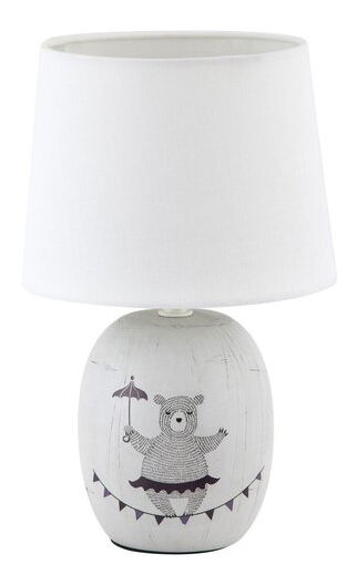 Stolní lampa Dorka 4607 (bílá + hnědá)