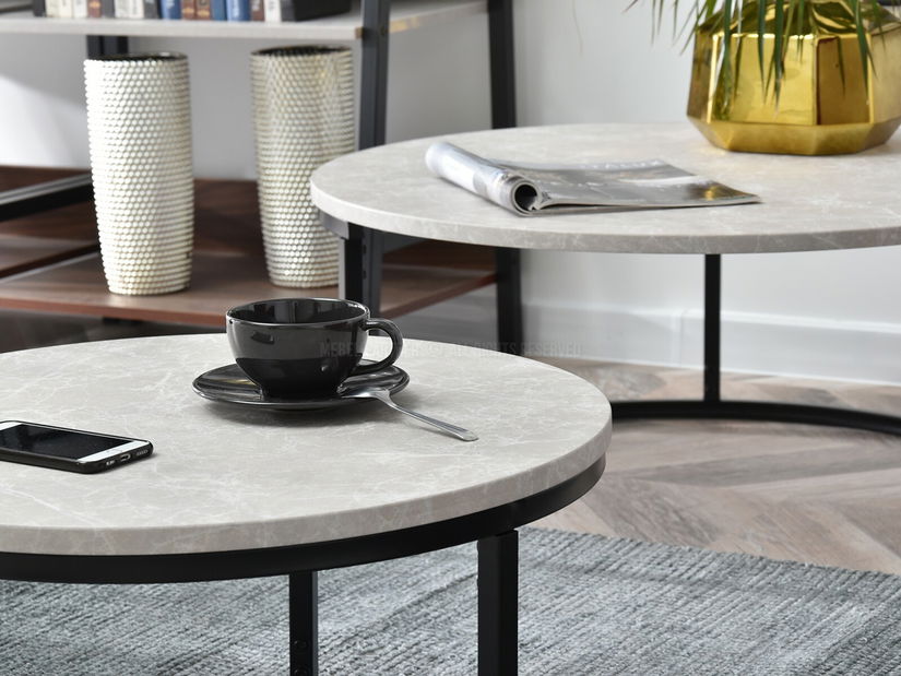 Konferenční stolek Kolja Stolek S (šedá + černá)