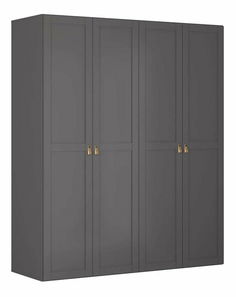 Šatní skříň BRW Flex 121 (grafit)