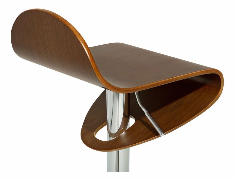 Barová židle Lincoln (tmavé dřevo)