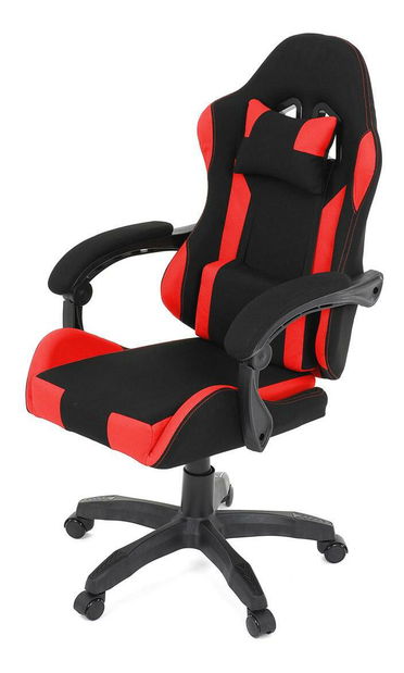 Herní křeslo Kvantirasa (černá + červená)