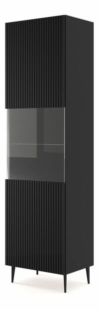 Vitrína 1DS Rowanna (černá)