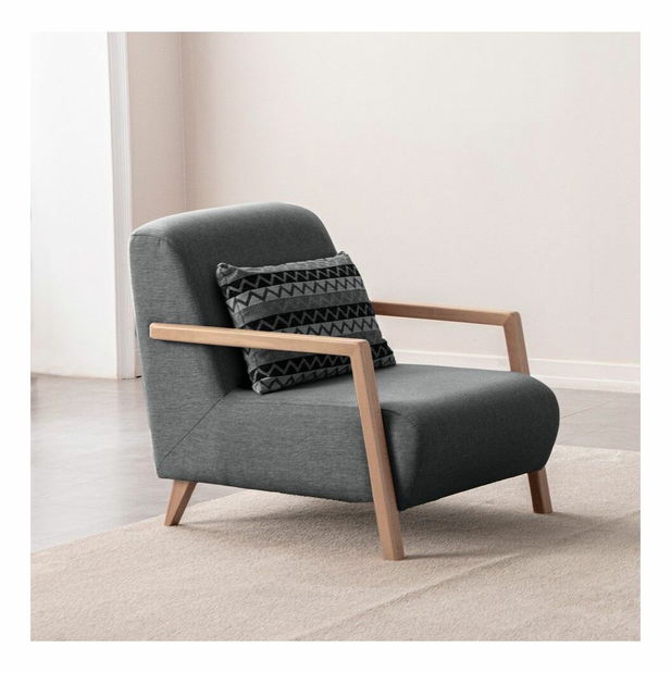 Křeslo Kraty (antracit)