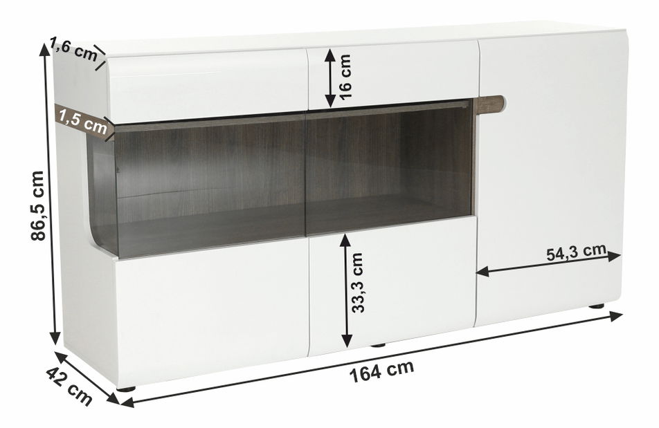 Vitrína Lynatet Typ 42 LTK-04/3D