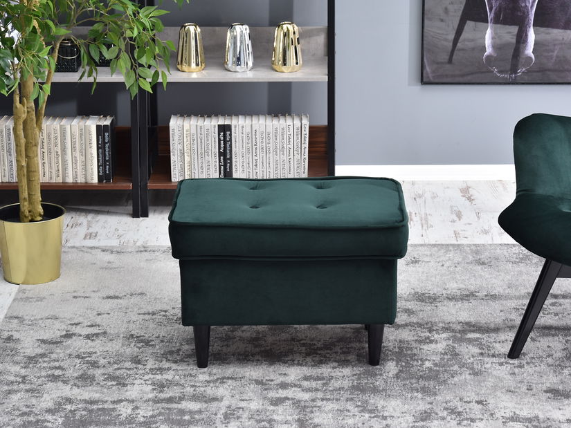 Taburetka Muriera (zelená + černá)