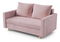 Pohovka dvousedačka Louis (růžová)
