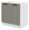 Dolní kuchyňská skříňka pod dřez Lucid 80 ZL 2F BB (claygrey + bílá)