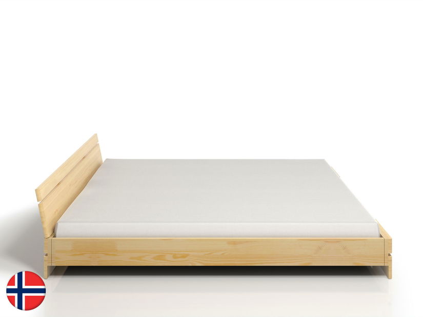 Manželská postel 180 cm Naturlig Bavergen (borovice) (s roštem)