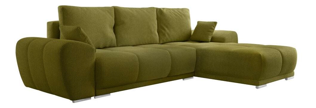 Rohová sedací souprava Kermit (olivová)