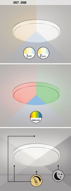 Stropní multifunkční svítidlo Akantit 2117 (bílá)