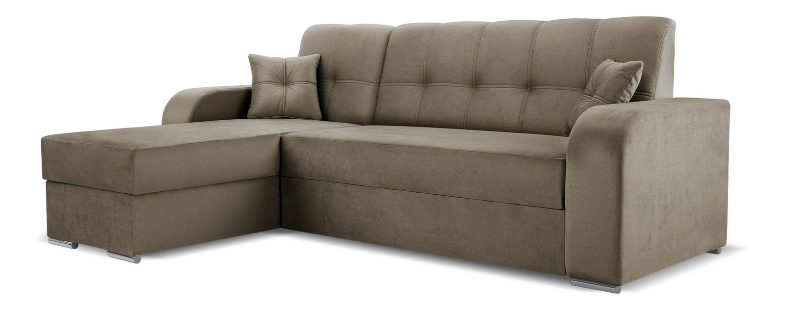 Rohová sedací souprava Ottawa (béžová) (L)