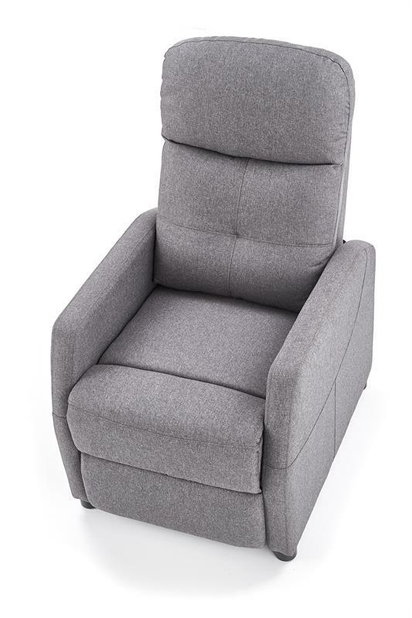 Relaxační křeslo Fallon (tmavě šedá)