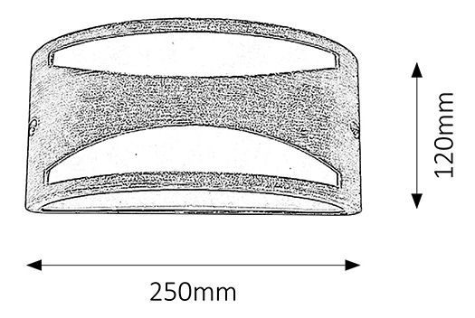 Venkovní svítidlo Manhattan 8510 (antická zlatá)