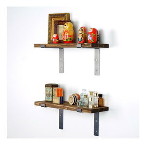 Set 2ks. polic Dupone 2 (ořech + černá)