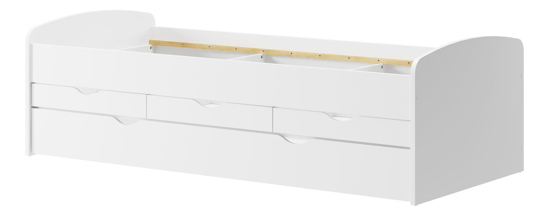 Dětská postel 90 cm Nilac 01 (bílá)