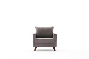 Křeslo Bellina (hnědá)