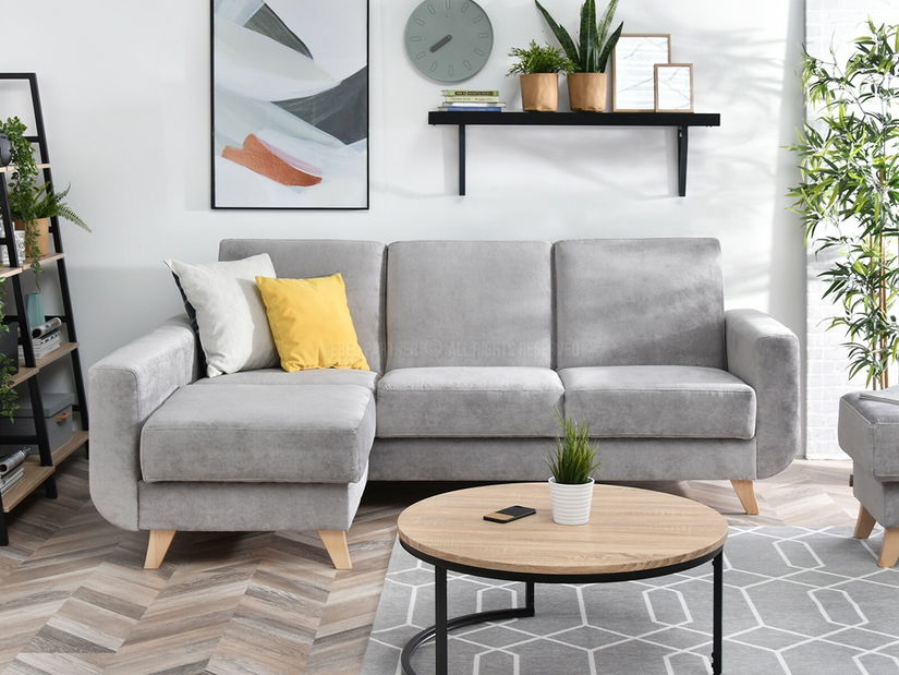 Rohová sedačka Kalisz (šedá)