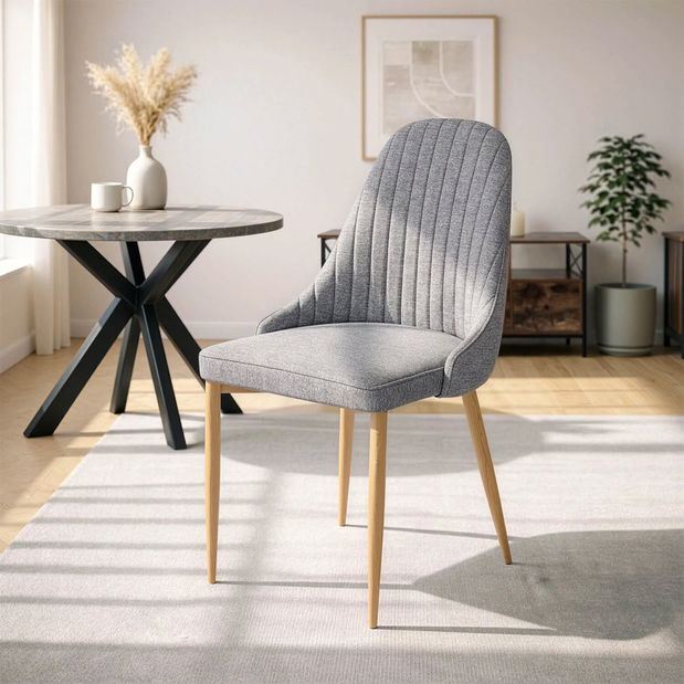 Jídelní židle Trasladal (šedá)