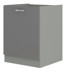 Dolní kuchyňská skříňka Gonir 60 D 1F BB (šedá + šedá)