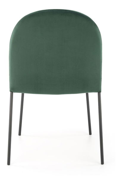 Jídelní židle Kemis (zelená + černá)