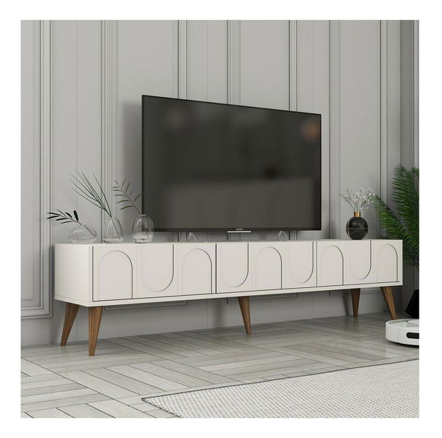 TV stolek/skříňka Bipemu 3 (krémová + ořech)