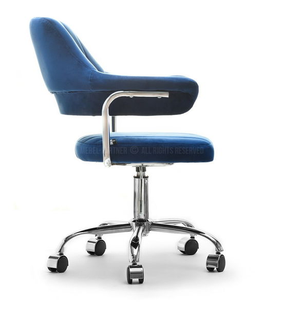 Židle Merylyn (námořnická + chromová)