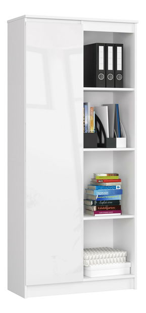 Regál Rehana II (bílá + bílý lesk)