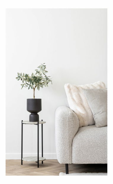 Rohová sedací souprava (P) Sandalina (světle šedá)