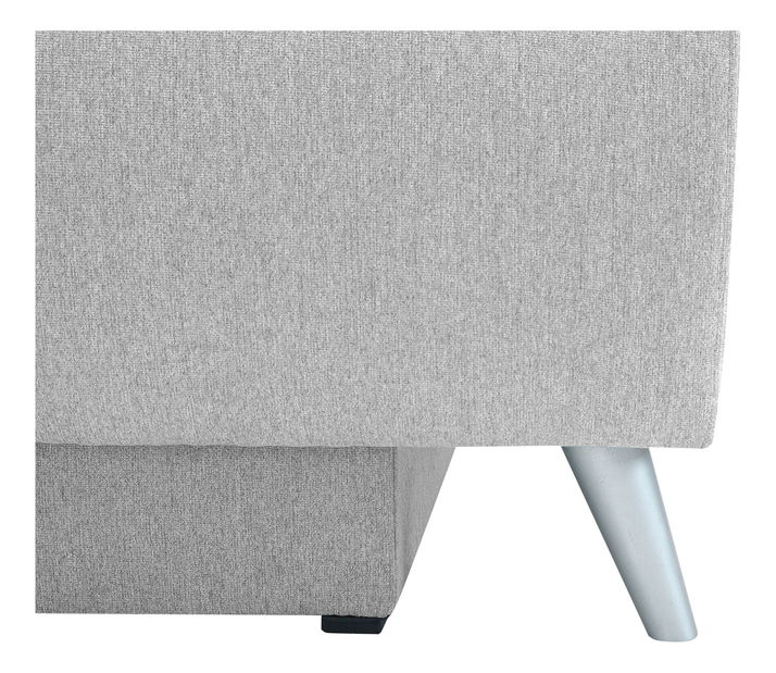 Rozkládací pohovka Pelona (světle šedá) (s úl. prostorem)