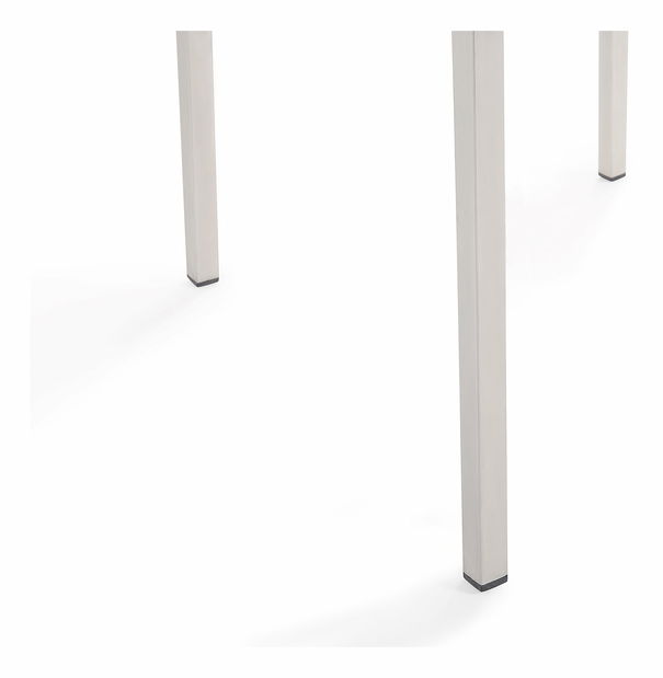 Zahradní jídelní sada Grosso (béžová) (skleněná deska 180x90 cm) (béžové židle)