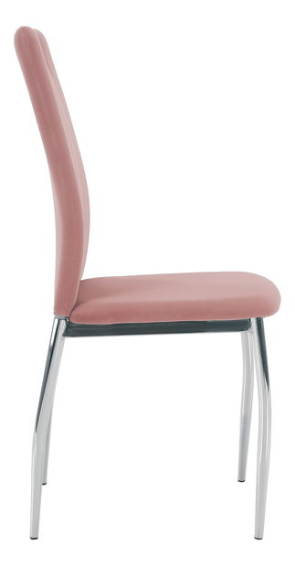 Jídelní židle Don Juan NEW (růžová + chróm)