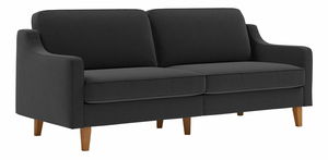 Pohovka trojsedačka Robia E (petrolejová + ořech)