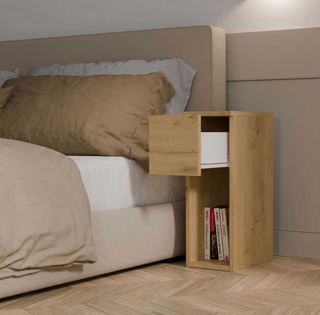 Noční stolek Gustaban 1 (dub artisan)