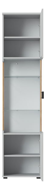 Vitrína Veresa V02 (popel + dub coast evoke) (P)