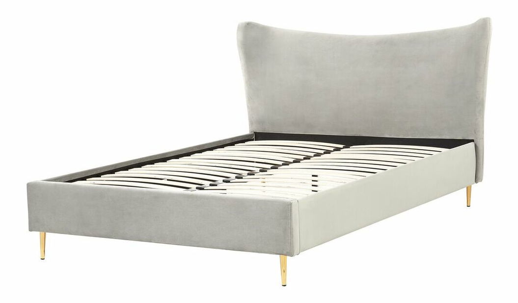 Manželská postel 160 cm Chaza (světle šedá)